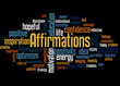 © kalpis - Affirmations word cloud concept 3