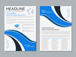 © Ulvur - Modern professional two-sided flyer vector design template