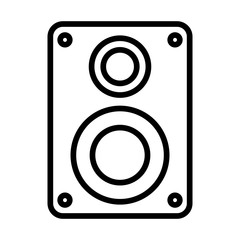 Poster - sound speaker audio device icon