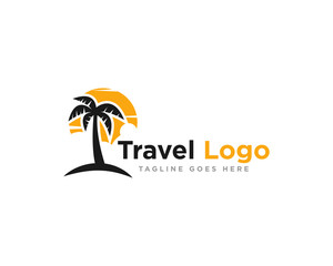 Wall Mural - Travel Logo Icon Design Vector