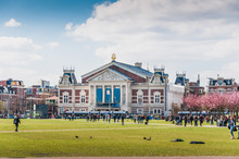 Museumplein With The Concertgebouw In Amsterdam