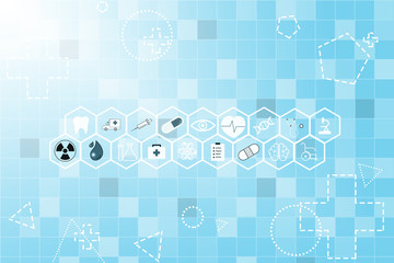 Wall Mural - the soft light on health abstract background