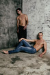 © vladorlov - Two attractive guys. Relationships and love.