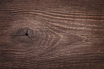 Wall Mural - Flat lay an old rustic wooden board. Abstract trendy modern wood texture background with copy space