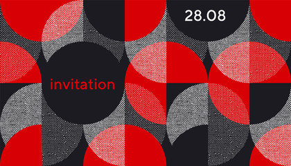 Wall Mural - creative geometrical abstract pattern for card, header, invitation