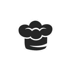 Aufkleber - chef hat icon vector sign isolated for graphic and web design. Cooking hat symbol template color editable on white background