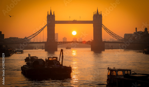 Dekoracja na wymiar tower-bridge-londyn-wschod-slonca