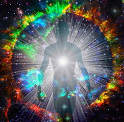 Canvas Print - spirit emerges from fire circle
