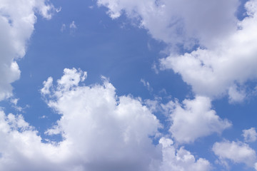 blue sky with clouds