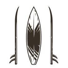 Surf Board Ornament Graphic Surfing Hawaii Board
