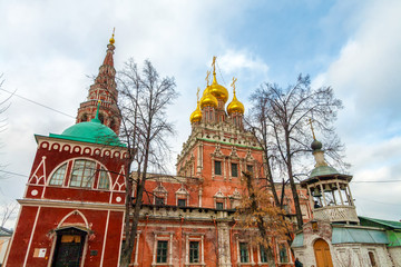 Canvas Print - Old church in Moscow