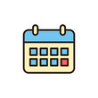 © Oliviart - calendar icon isolated on white background. Calender symbol. Calendar vector icon. Deadline. Date. Time