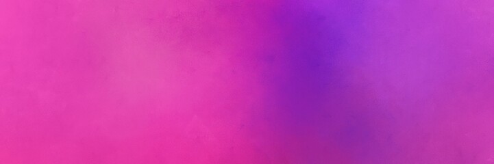 Poster - mulberry , dark orchid and medium orchid colored vintage abstract painted background with space for text or image. can be used as horizontal header or banner orientation