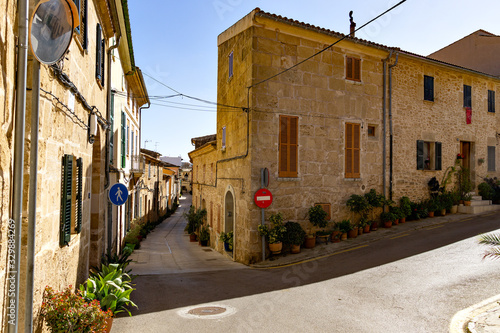 Cuadros en Lienzo Historische Altstadt von Alcúdia, Mallorca Spanien