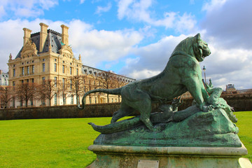 Wall Mural - statue of lion