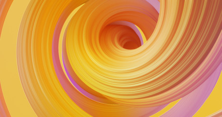 Wall Mural - abstract colorful orange and pink pastel swirl, natural curve art background. curved and wavy patter