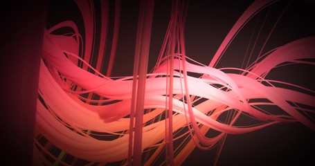Wall Mural - abstract colorful orange and red pastel swirl, natural curve art background. curved and wavy pattern