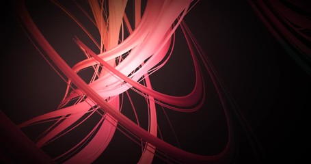 Wall Mural - abstract colorful orange and red pastel swirl, natural curve art background. curved and wavy pattern