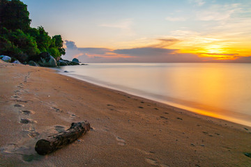 Wall Mural - Sunset seascape, Tioman Island, Malaysia