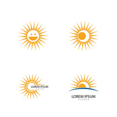 Poster - Sun Vector illustration Icon Logo Template design