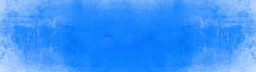 Abstract blue painted paper texture background banner panorama