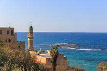 Minaret On Promenade Of Jaffa