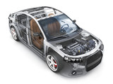 Fototapeta  - Transparent body car and interior parts