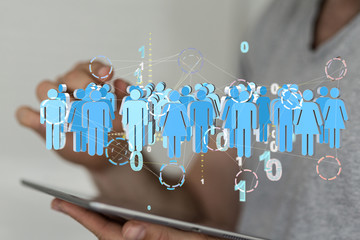 human social network and leadership as concept
