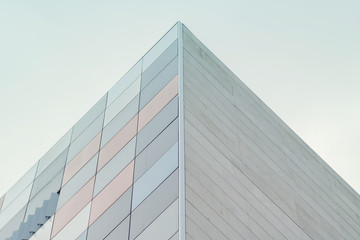 Poster - Abstract architecture. Close up of a modern buildig facade.
