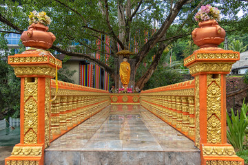 Wall Mural - Dhammadhuta Buddhist Center, Mawanella Sri Lanka