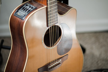 Details of Acoustic Steel String Guitar