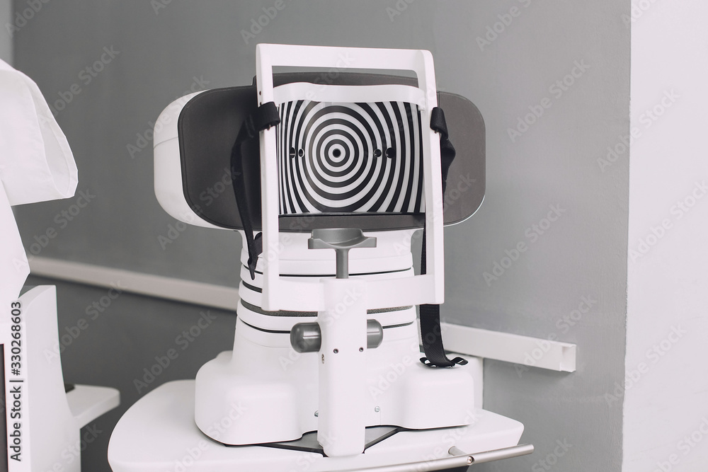 Topography Optometry Machine Foto Corneal topography machine or photokeratoscopy or ...
