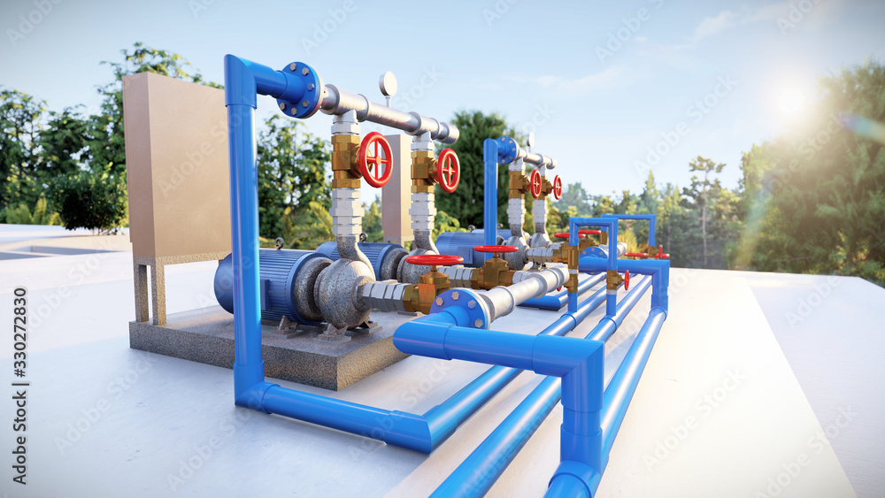 Pump System Example PUMP SYSTEM Stock Photo | Adobe Stock