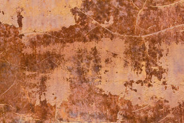 Sticker - metal texture, rust and oxidized metal background. Old metal  panel.