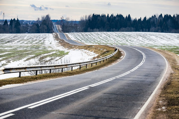 landscape with road