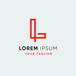 creative modern letter L logo template