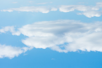 Wall Mural - blue sky with light white clouds