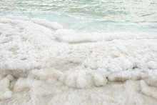 Hydrochloric Outgrowths On Coast Of The Dead Sea