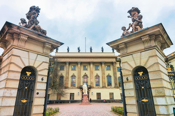 Sticker - Entrance gate into Humboldt University in Berlin