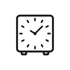 Poster - clock vector icon in trendy flat style