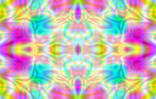 Bright Multicolor Light Play Symmetrical Seamless Tile