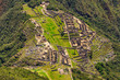 Peru, Eastern Cordillera, Cusco region. Air view of Machu Picchu Sanctuary