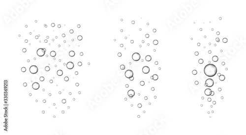 Fotografía Many water drops on grey background
