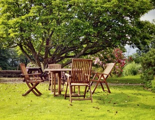 Canvas Print - English Garden