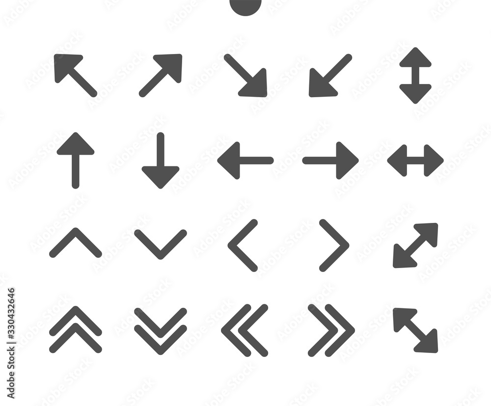 Arrows v1 UI Pixel Perfect Well-crafted Vector Solid Icons 48x48 Ready ...