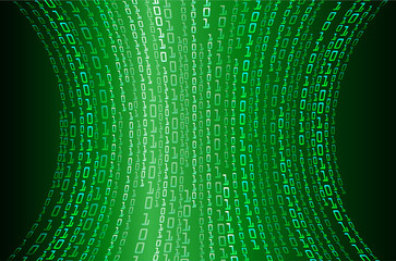green cyber circuit future technology concept background