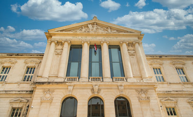 Wall Mural - The Palais de Justice building in Nice, France