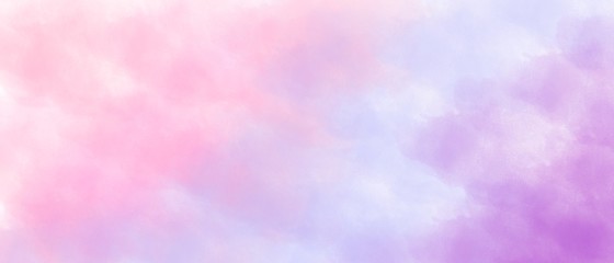 Poster - light pink and lilac  watercolor background diagonal gradient background