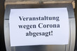 © Christian Schwier - Symbolbild Veranstaltung wegen Corona abgesagt