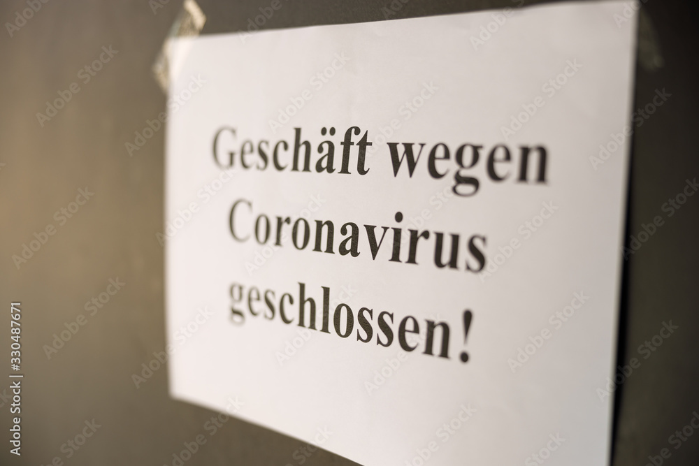 Symbolbild Corona-Virus - obrazy, fototapety, plakaty 